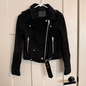 Blank NYC Black Suede Moto Jacket